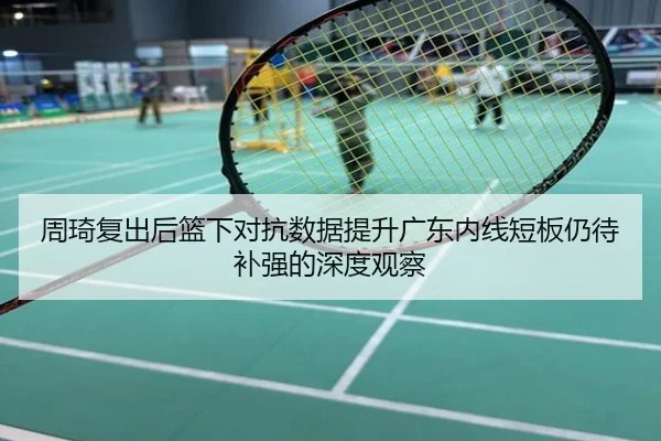 周琦复出后篮下对抗数据提升广东内线短板仍待补强的深度观察